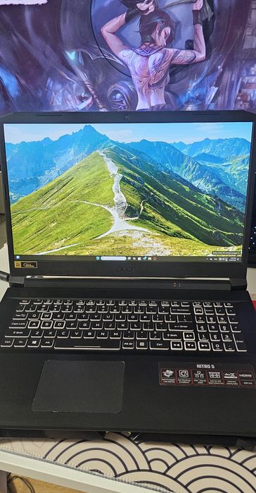 Laptop Acer Nitro 5 RTX 3070, 16GB RAM, AMD RYZEN 5 5600H, 512GB SSD