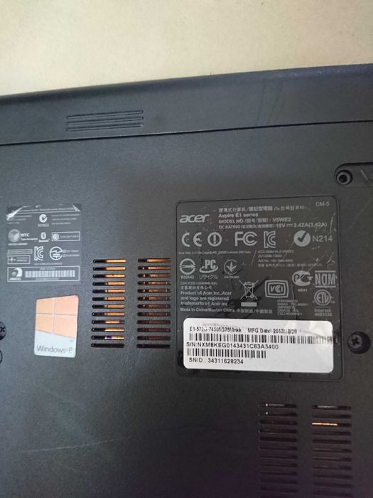 Vand Aspire E1-572G