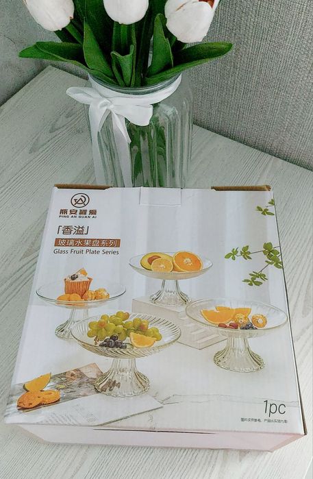 Фруктовница стекло