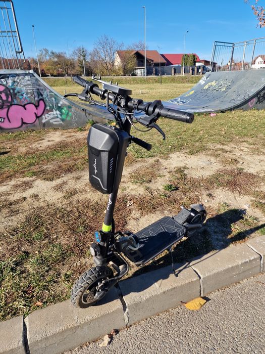 Trotineta electrica MYRIA MY7046, 10 inch, pliabila, negru