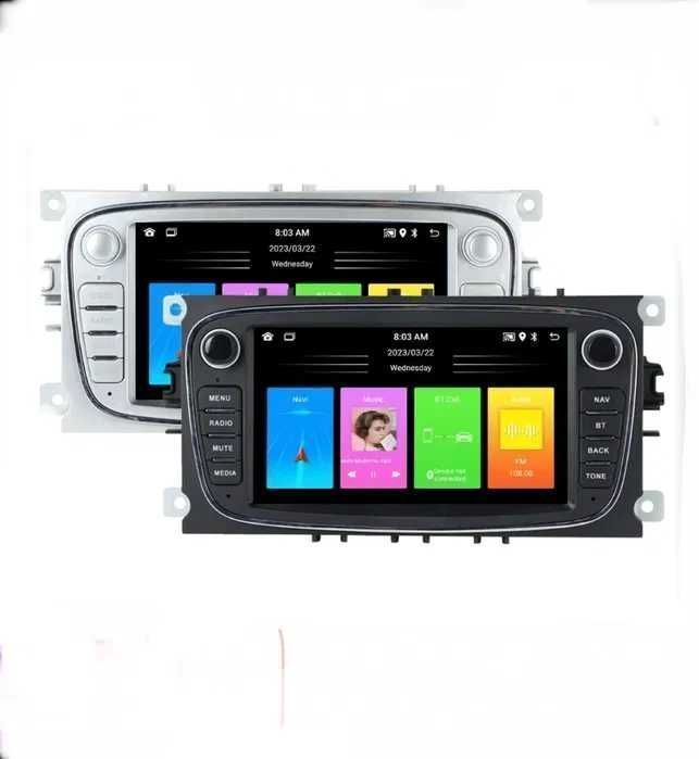 1-8GB Navigatie Android Ford Focus 2 mk2 Mondeo mk4 S Max CARPLAY