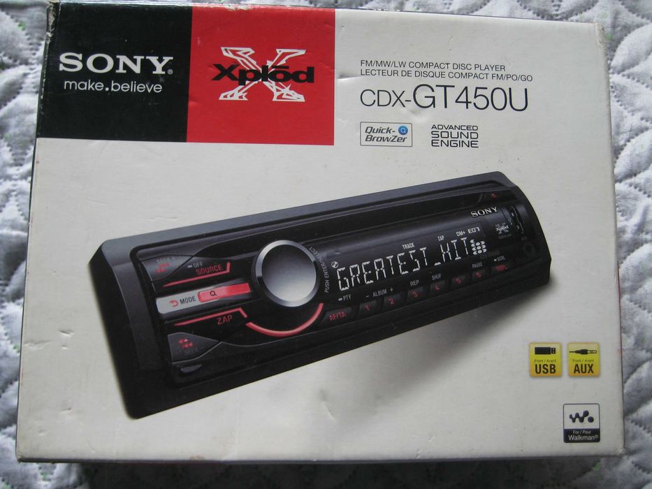Продавам Sony CDX-GT450U 52WХ4
