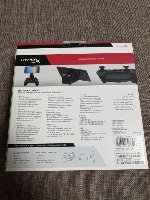 HyperX Clutch Wireless Controller Bluetooth – PC / Android – Ca Nou
