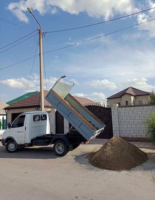 Песок щебень до 3 х газель самосвал
