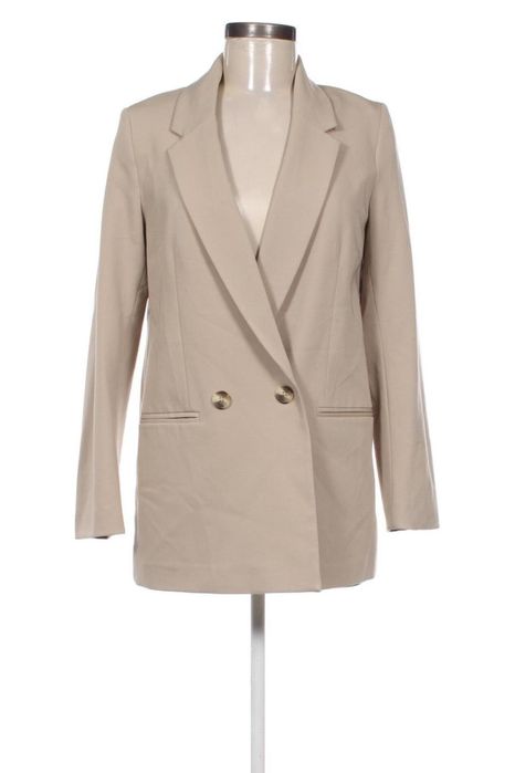 Бежов оувърсайз костюм H&M