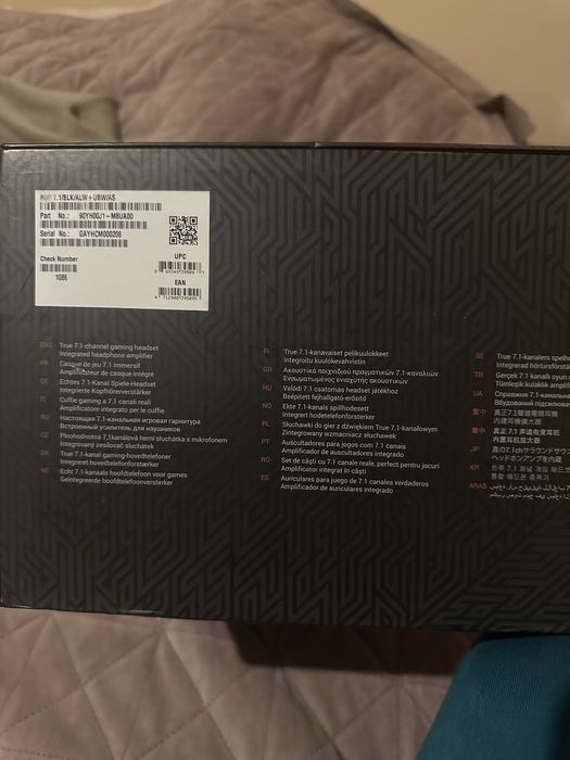 Геймърски слушалки  ASUS  ROG CENTURION 7.1