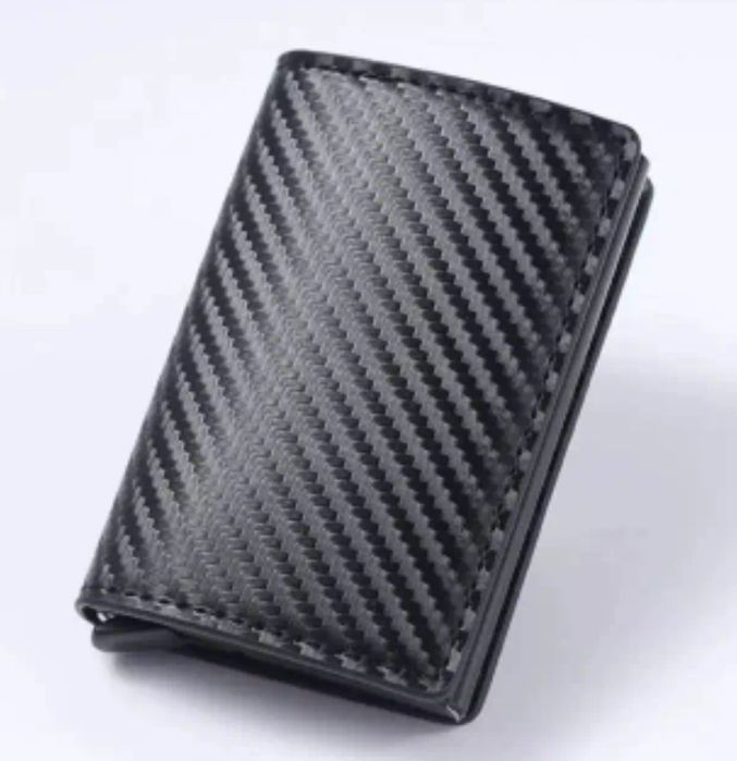 Portofel  Ultra-Subțire din Fibra de Carbon cu Sistem RFID