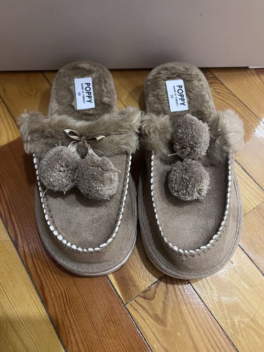 Тапочки теплые домашние