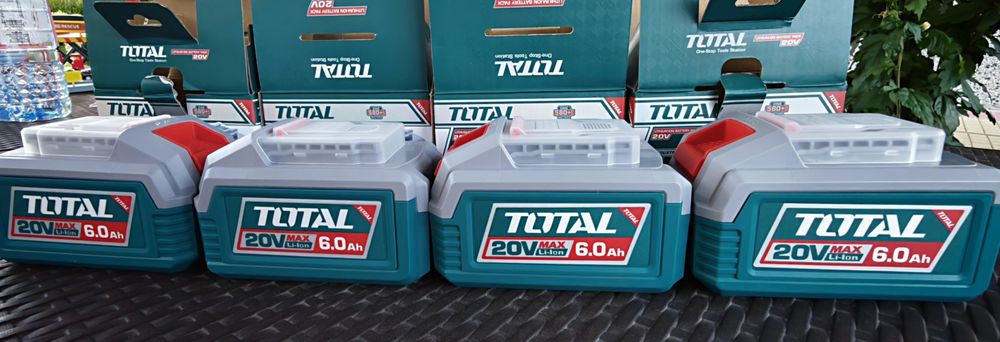 4  БРОЯ Батерии TOTAL  6AH Чисто нови.