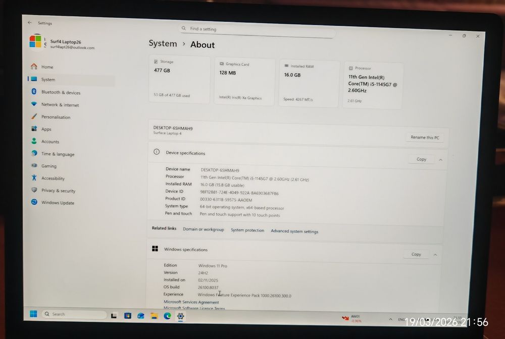 Microsoft Surface 4 -laptop