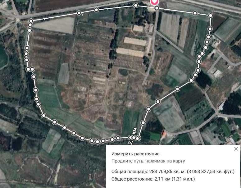 Продается ферма с земельным участком 28,3 га. Окадре 6 км от Лоиша