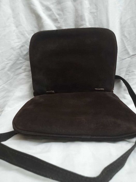 Винтажная двойная замшевая сумка / стиль Хиппи / Бохо