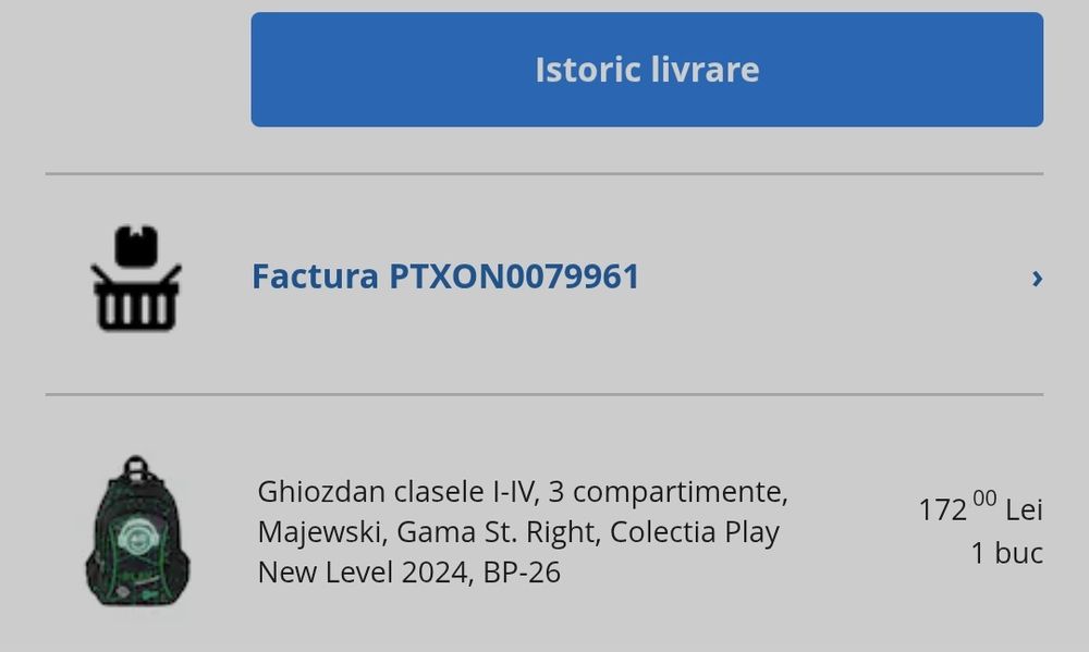 Ghiozdan St.Right,stare foarte buna,3 compartimente