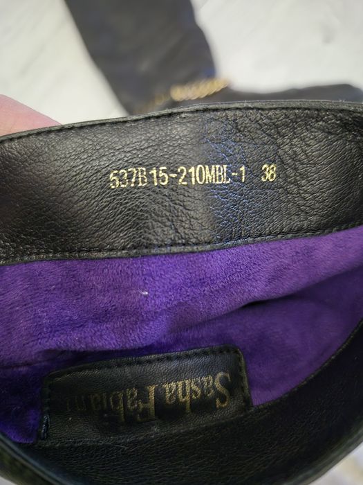 Женские сапоги кожа