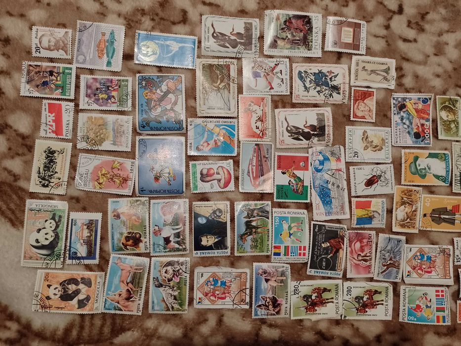 Vând colecție de timbre Romania și câteva state