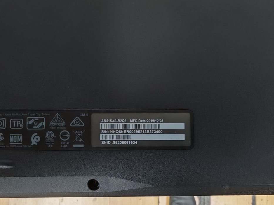 Acer nitro  15.6"