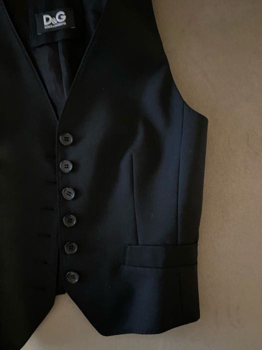 Дамски елек черен D&G