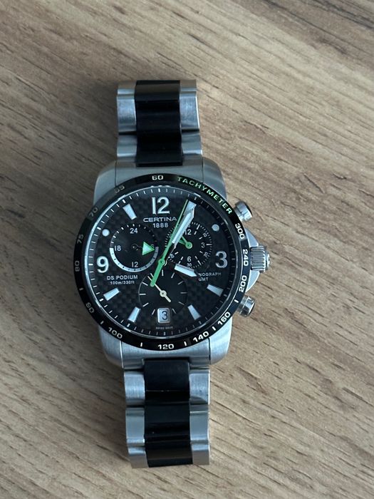 Часы certina оригинал DS Podium Chronograph GMT