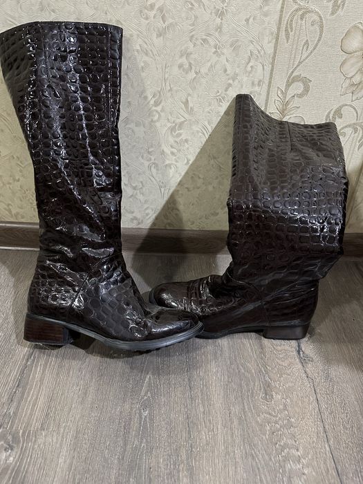 Сапоги  Женские кожанные