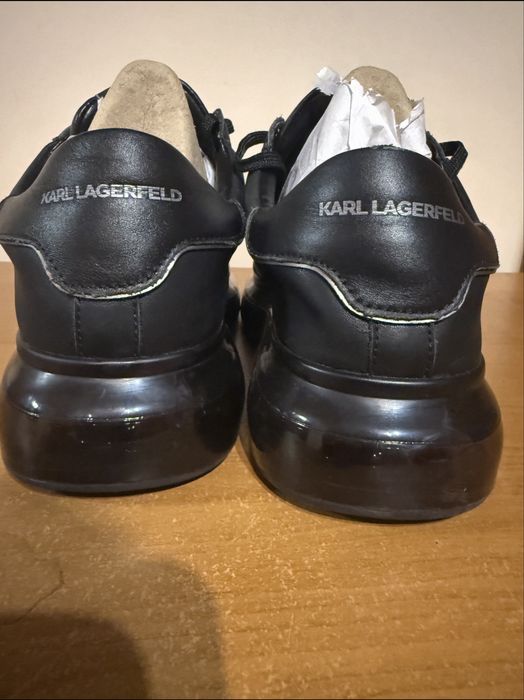 Оригинални кожени сникърси Karl Lagerfeld Kapri Kushion (Размер 44)