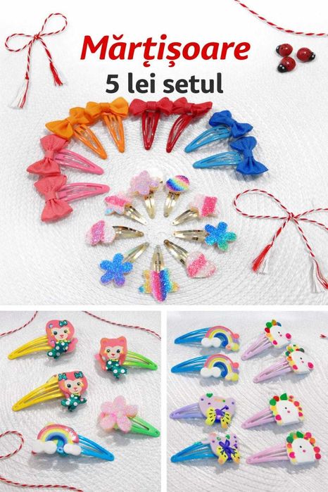 Lot agrafe martisoare