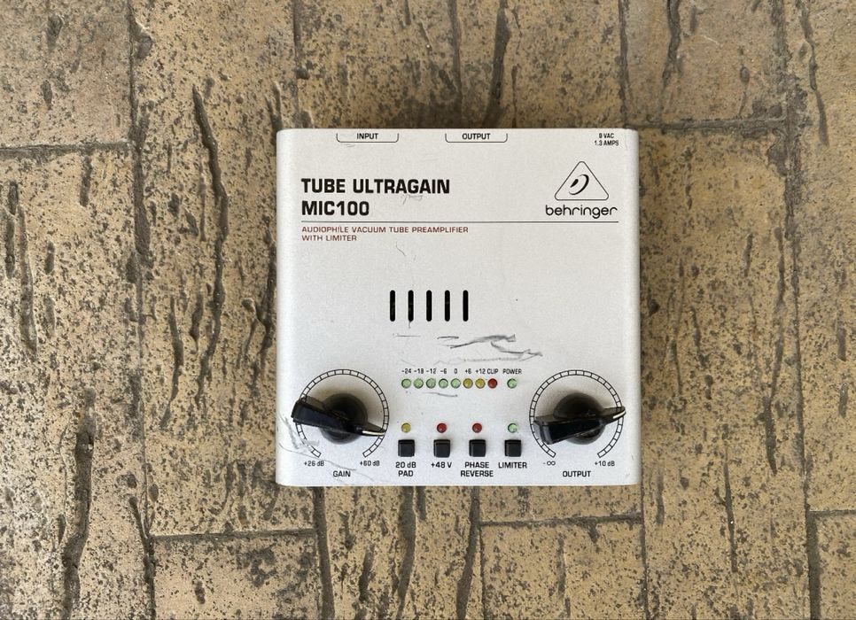 preamplificator lampa microfon / instrumente muzicale