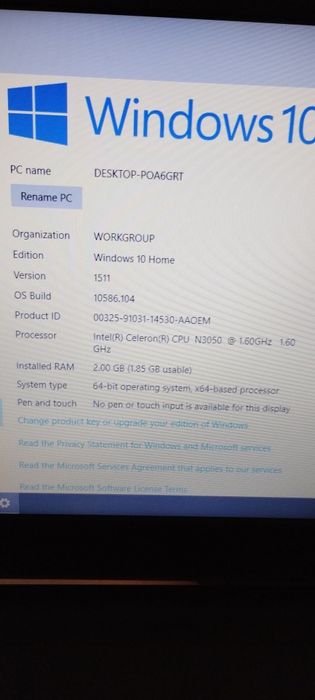 Laptop c -40 Windows 10