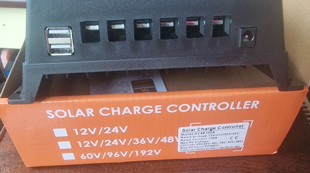 Regulator controller solar MPPT 100A 12/24/36/48 V