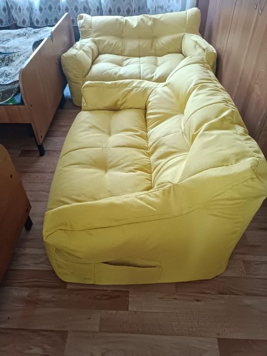 Детский бескаркасный диван-мешок