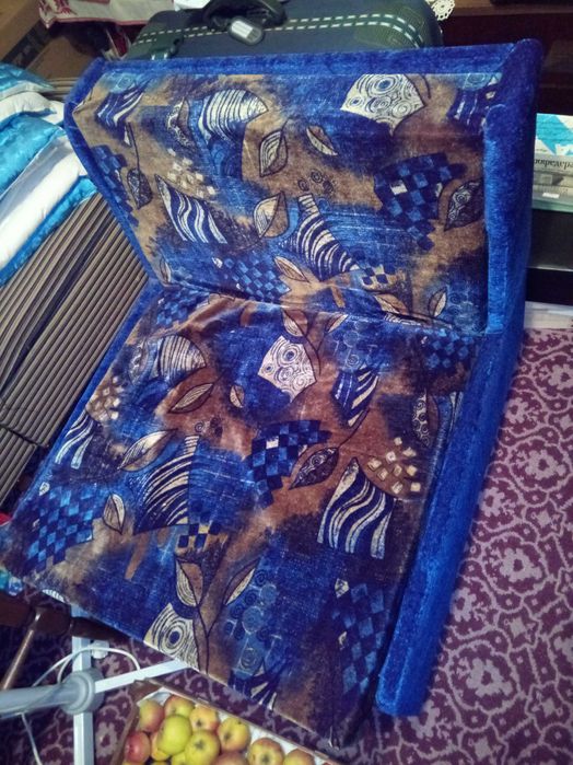 Разтегаем плюшен фотьойл