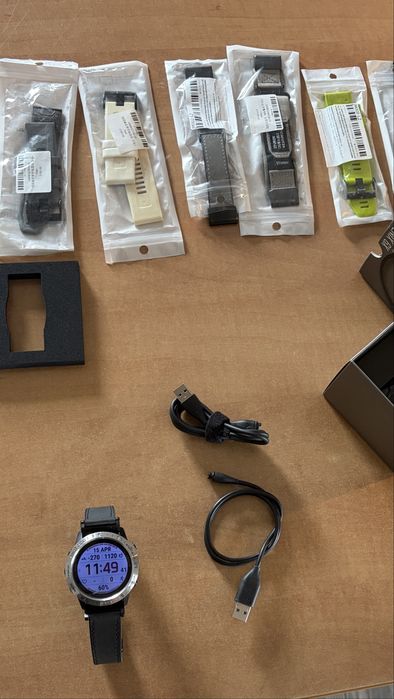 Garmin Fenix  6X Sapphire (6 curele cadou)