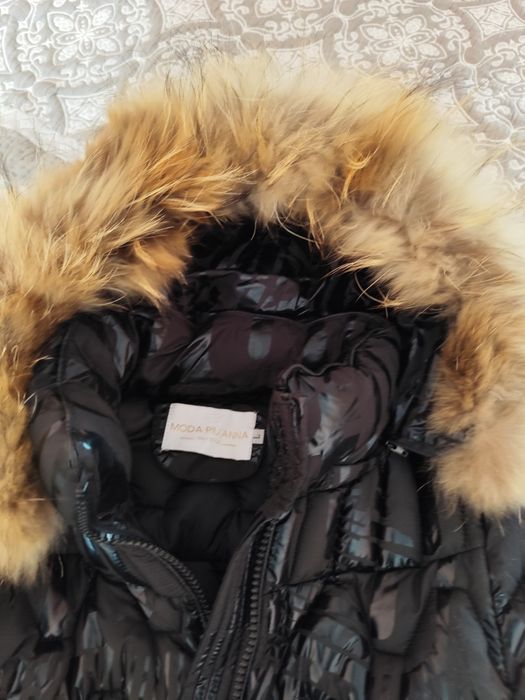 Яке Л размер с яка от естествен пух