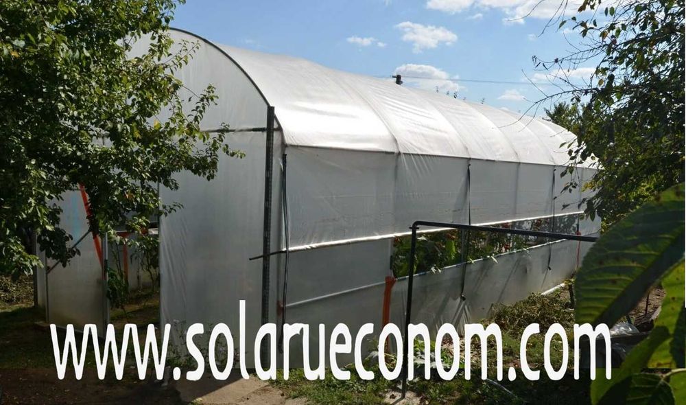 Solarii de gradina (sere) cu latimi de la 3 la 6 m - transport gratuit