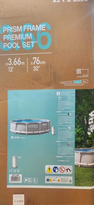 Продавам Басейн Metal Frame Intex, Кръгъл,  366 см, височина 76 см