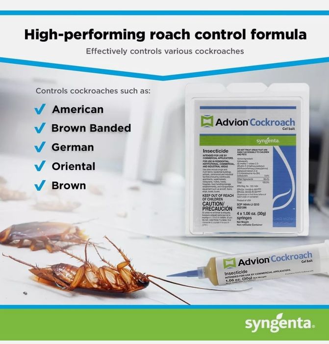 Американский гель от тараканов Advion Cockroach gel №1