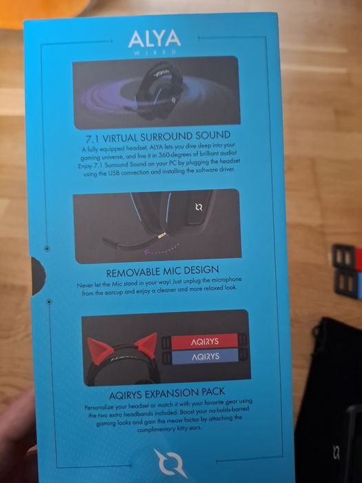 Casti de gaming aqirys alya