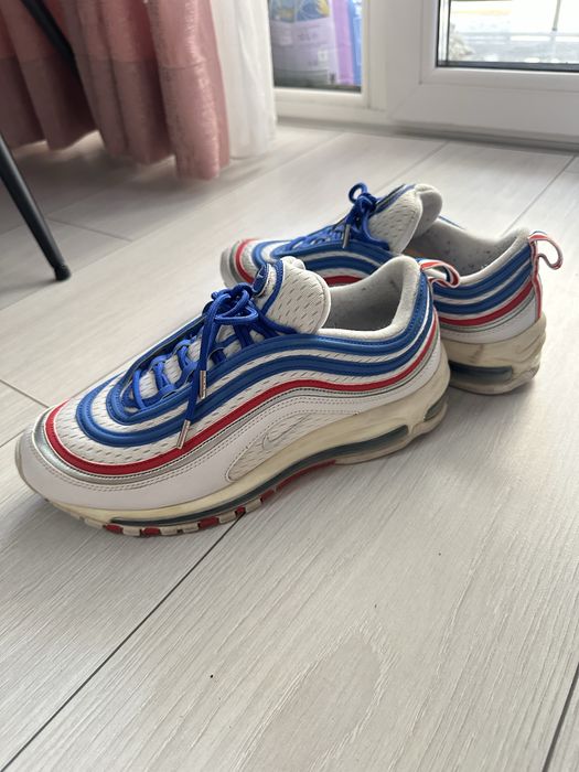 Nike air max 97 game royal metalic silver originali