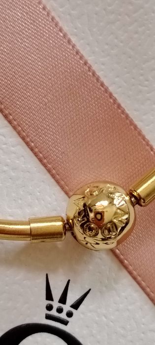 Brățara Fixă Nouă Pandora Moments Silver gold Ale Met