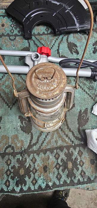 Газов фенер - ретро, автентичен! Работещ!