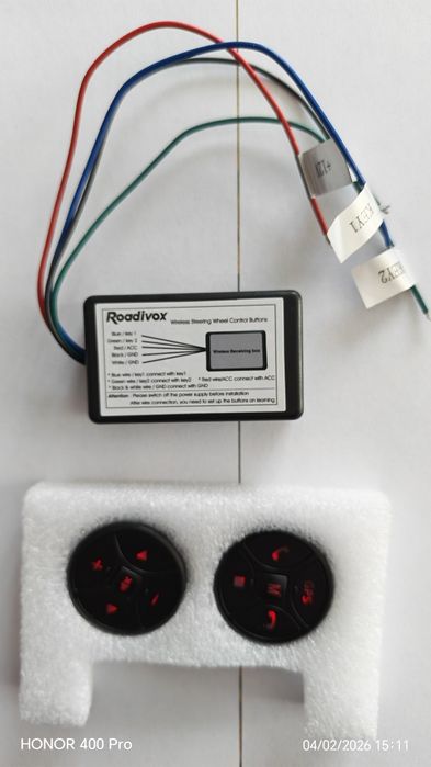 Set Roadivox comenzi wireless pe volan