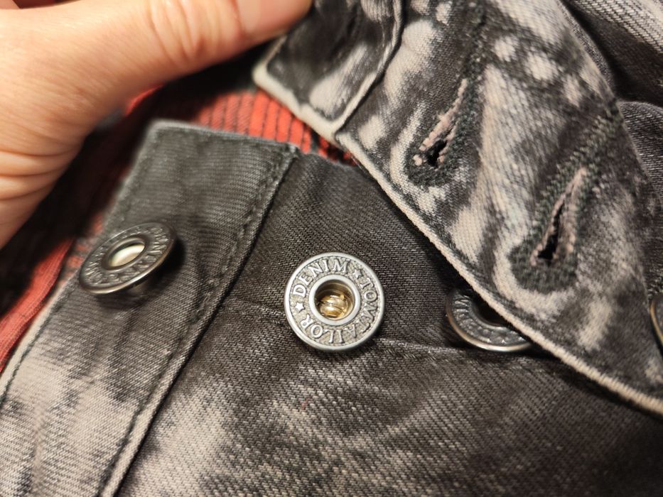 Дамски дънки черен деним 29/32 Tom Tailor нови