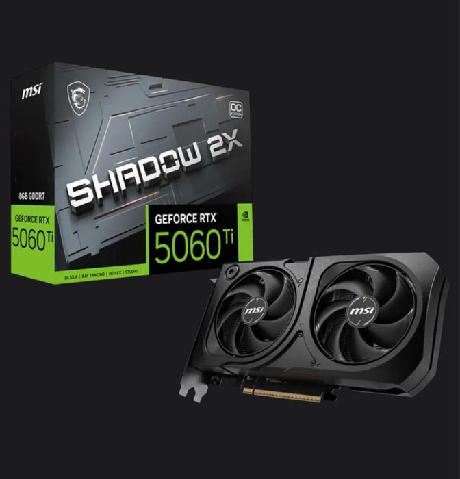RTX 5060 TI 8 gb MSI 2x SHADOW