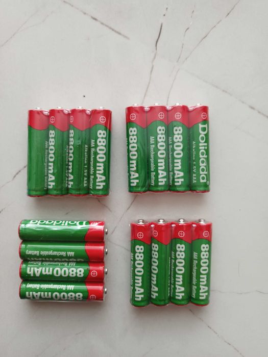 Батерии ААА 1.5V 8800mah,акумулаторни,презареждащи алкални, recharge
