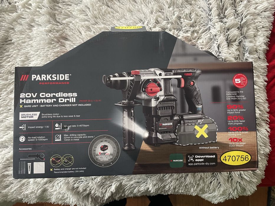 Rotopercutor Parkside Performance nou cu garantie