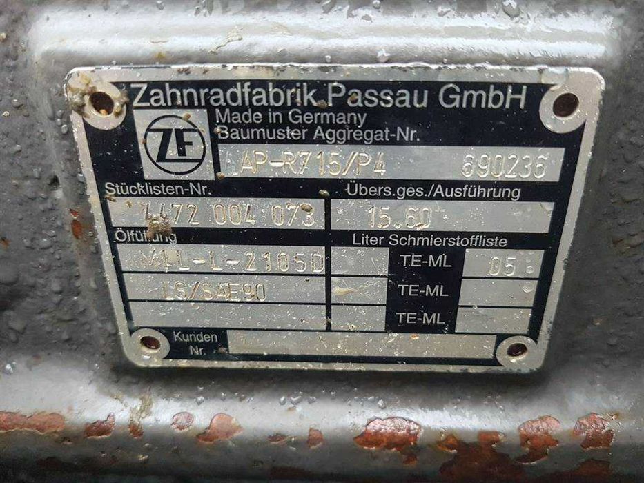 Axa ZF AP-R715/P4 - Piese de schimb ZF