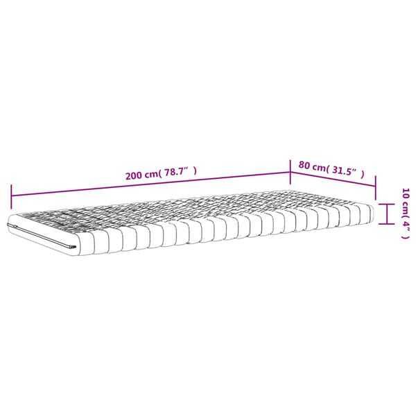 Set NOU cu 2 saltele din spuma cu memorie 80 x 200 x 10 plus Bonus raft extensibil de baie NOU