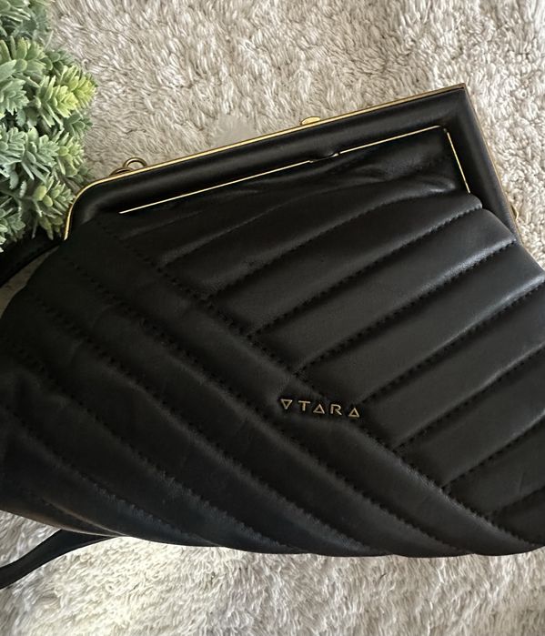 Дамска чанта естестврна кожа