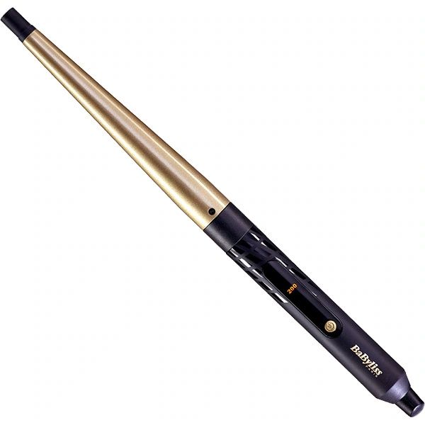 Ondulator Conic Babyliss C435E, 200°C, Invelis Gold Ceramic, 13-25mm, Negru