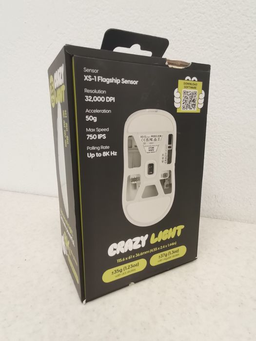 Mouse gaming Pulsar X2 Crazy Light // Nou