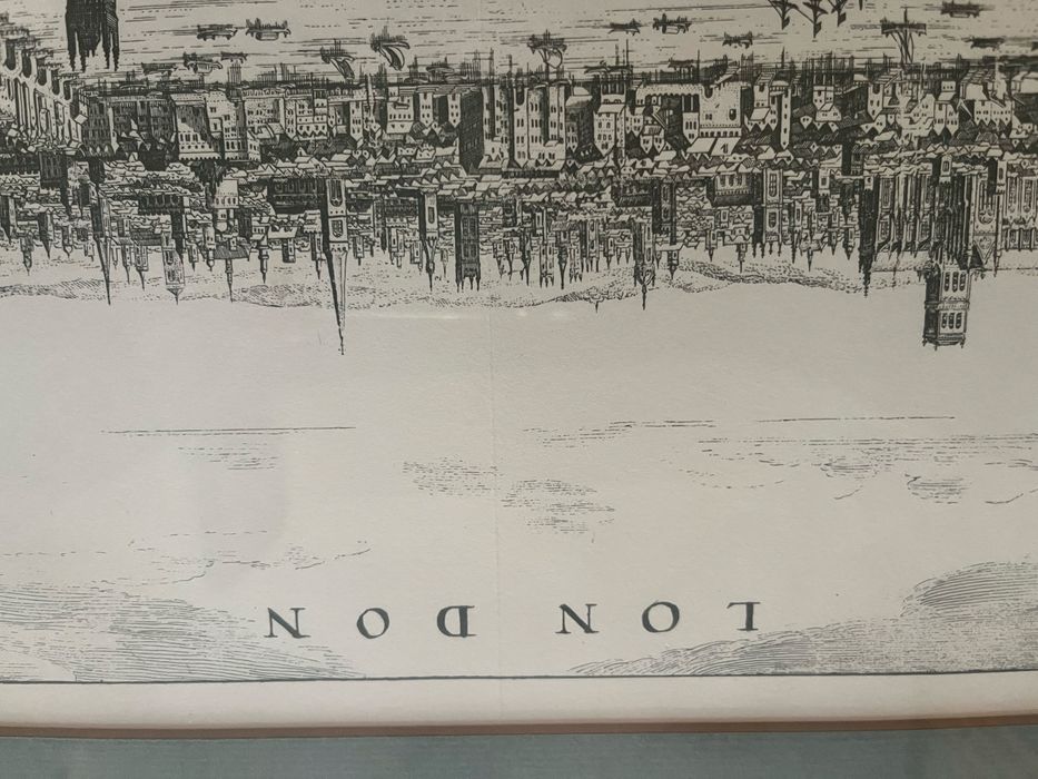 Античен гравюрен постер “London” в рамка – класическа репродукция